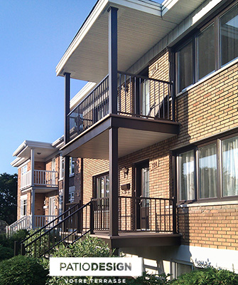 Balcons en aluminium par Patio Design inc.