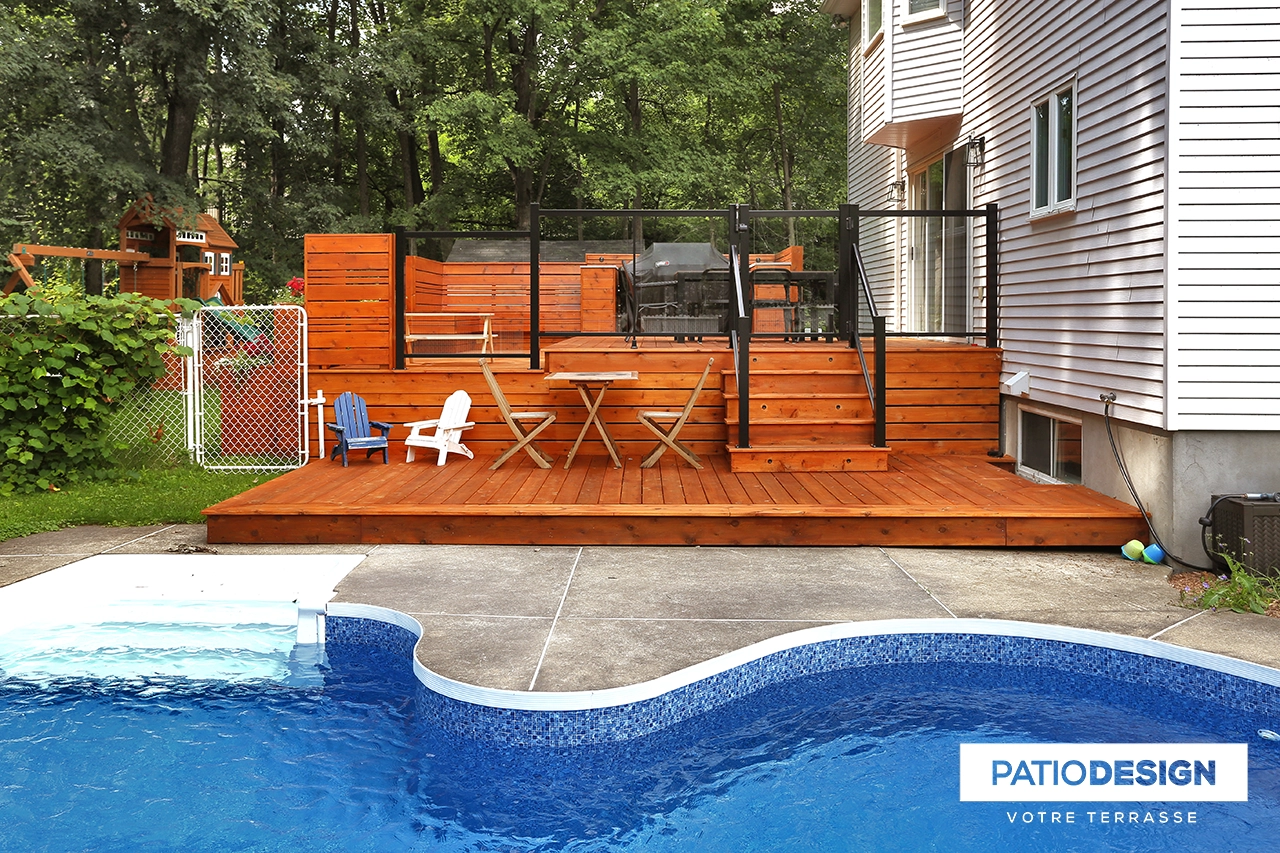 Patio en bois par Patio Design inc.