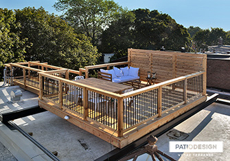Toit-terrasse par Patio Design inc.